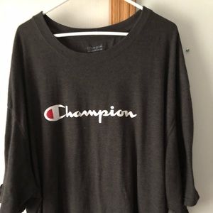 Champion Men’s Big& Tall Gray Tee 5XLT